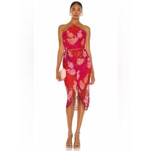 ibiza maxi dress Maxi Dress Short Sleeve Pink Sunrise Print / XS